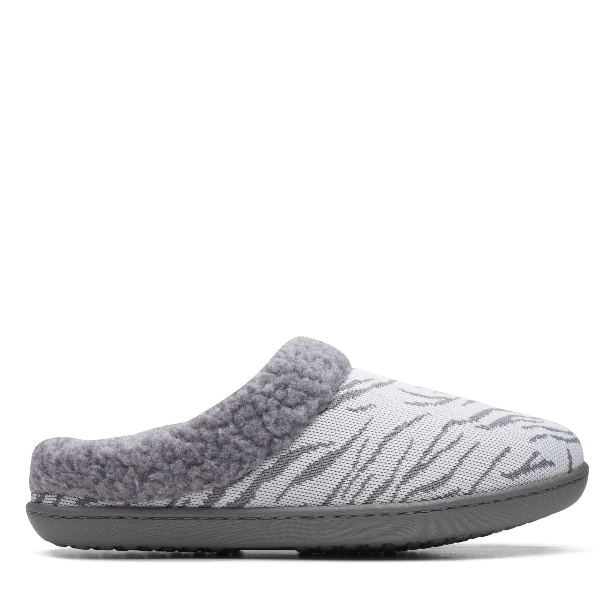 CLOUDSTEPPERS Women's Clarks Knit Slippers Lenox Dream Grey - SHOE