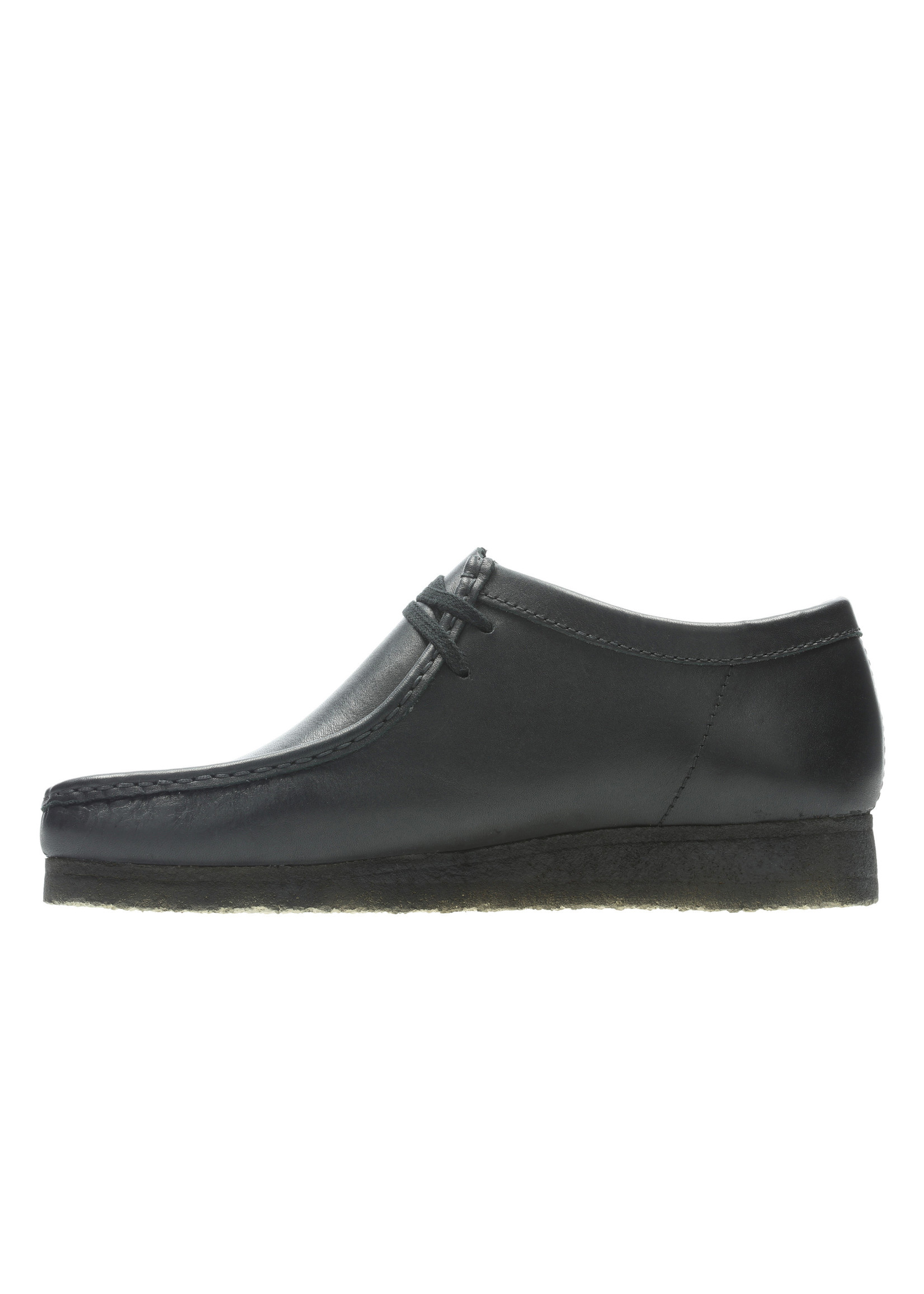 Men's Clarks Orignal Wallabee Black Leather - SHOE PLUS - Low Prices ...