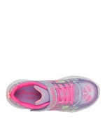 Skechers Kids Girls Twisty Brights-Dazzle Flash Sneaker, Lavender/Multi