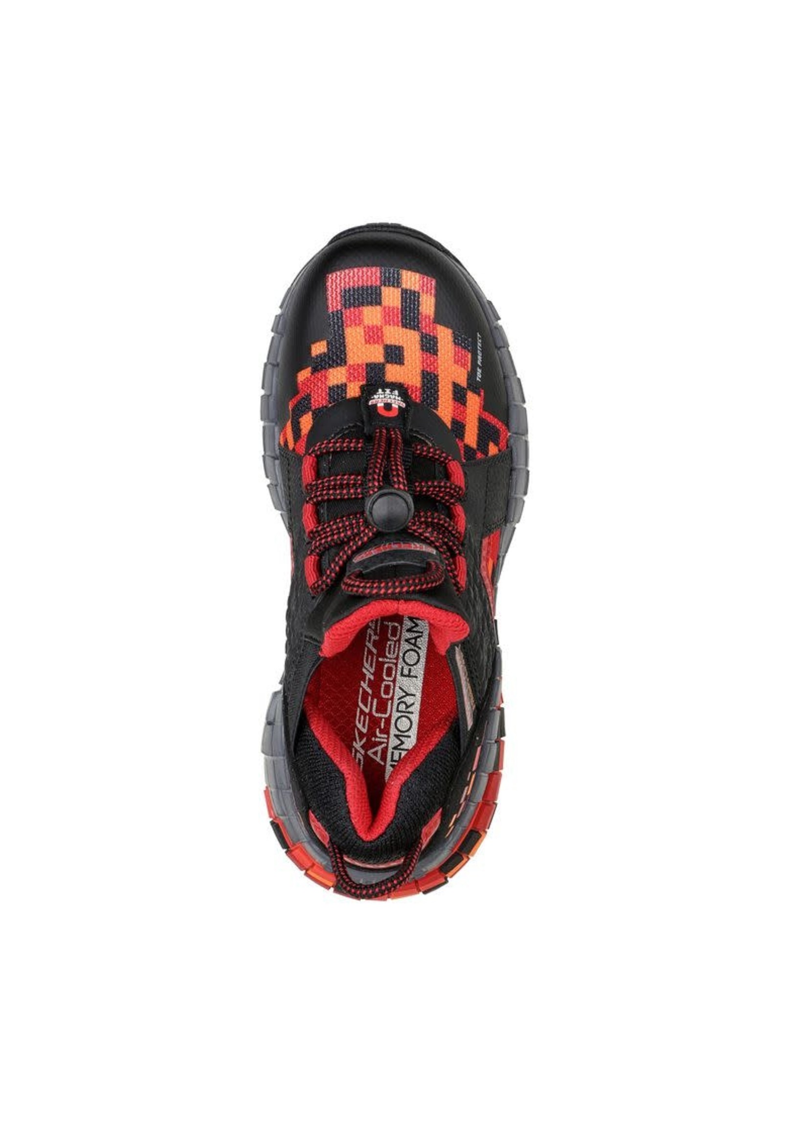 Skechers Boy's Mega-Craft Cubzone 402197L Sneaker Black/Red