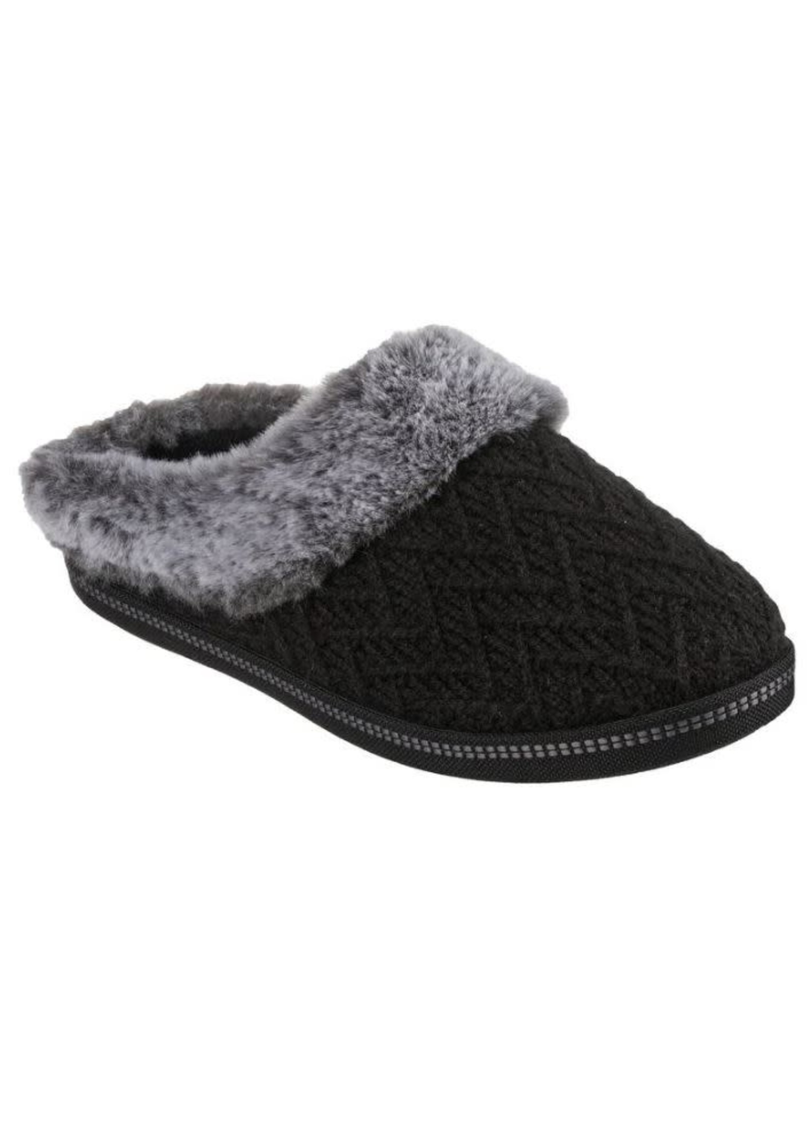 Skechers Women's Cozy Campfire-Home Essential Slipper, Black