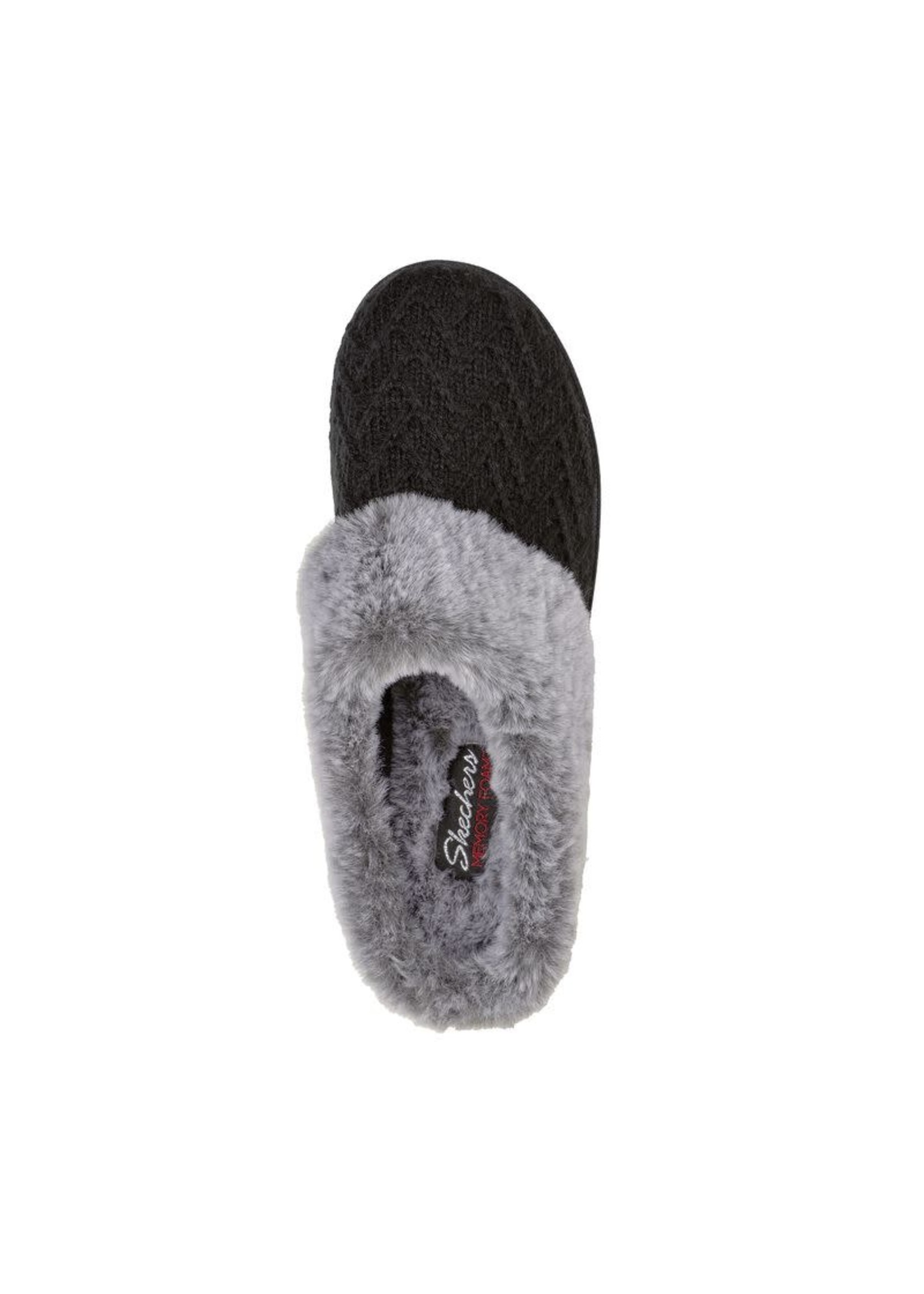 Skechers Women's Cozy Campfire-Home Essential Slipper, Black