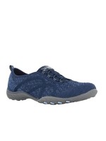 Skechers Women's Breathe Easy Fortune Knit Fashion Sneaker, Navy Blue