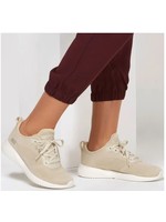 Skechers Womens Bobs Squad - Tough Talk Sneakers Natural