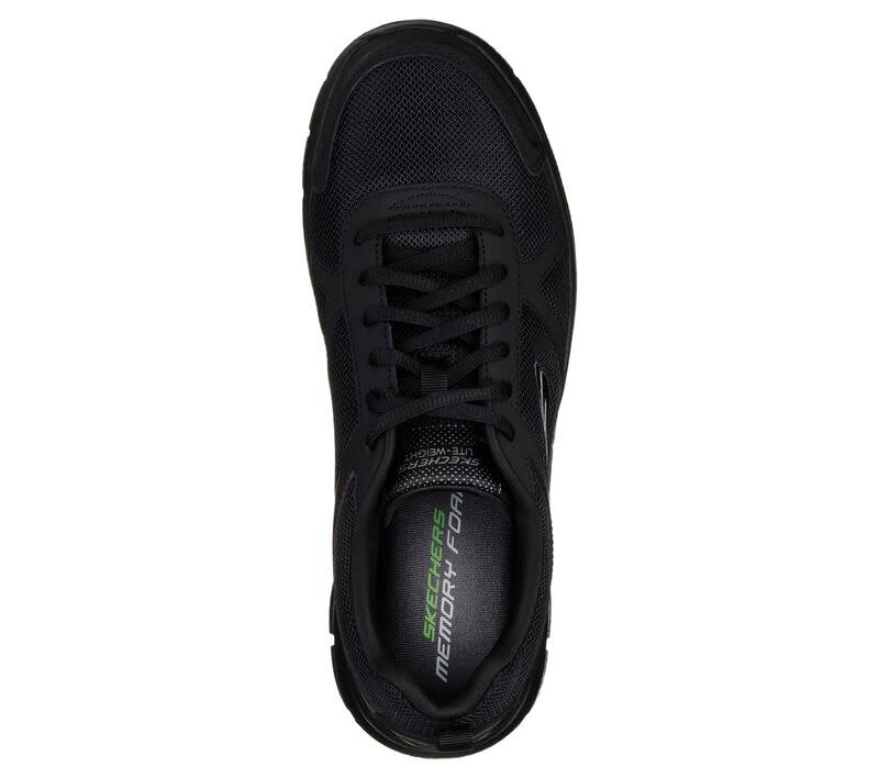 Skechers Mens Track - Syntac Sneaker Black - SHOE PLUS - Low Prices ...