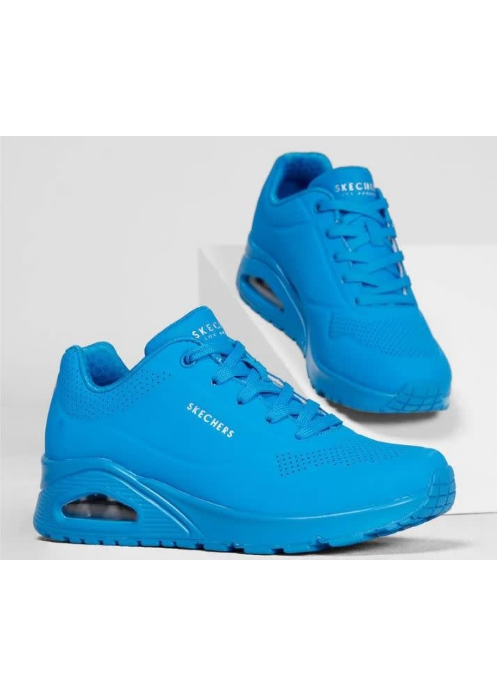 Skechers Women's Street Women's Uno -73667 BLU Night Shades Sneaker Blue