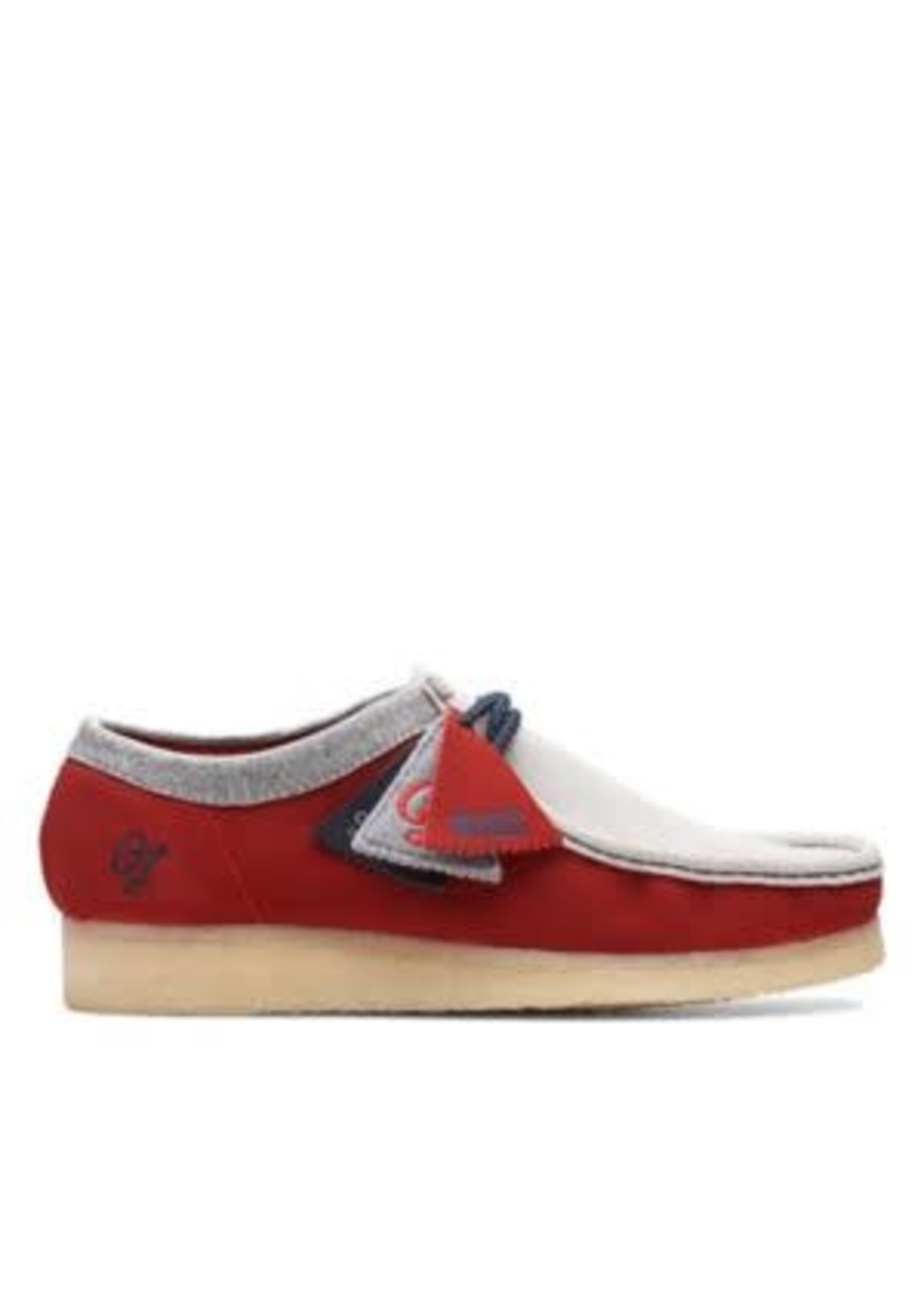 Clarks MensOriginals Wallabee VCY 26166291 Red Combi Suede