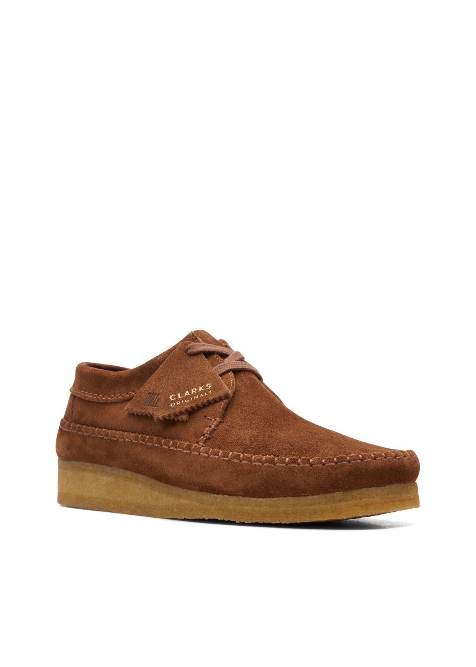 Clarks Men's Clarks Originals Weaver Moccasins Cola Brown Suede - SHOE ...