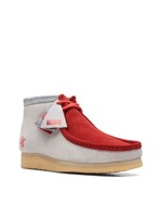 Clarks Men's Clarks Originals Wallabee Boot VCY Combi Red/Grey