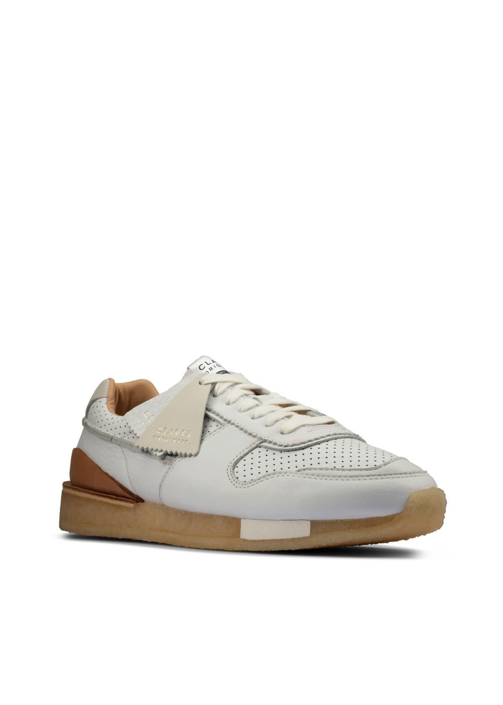 Clarks Torrun White Leather