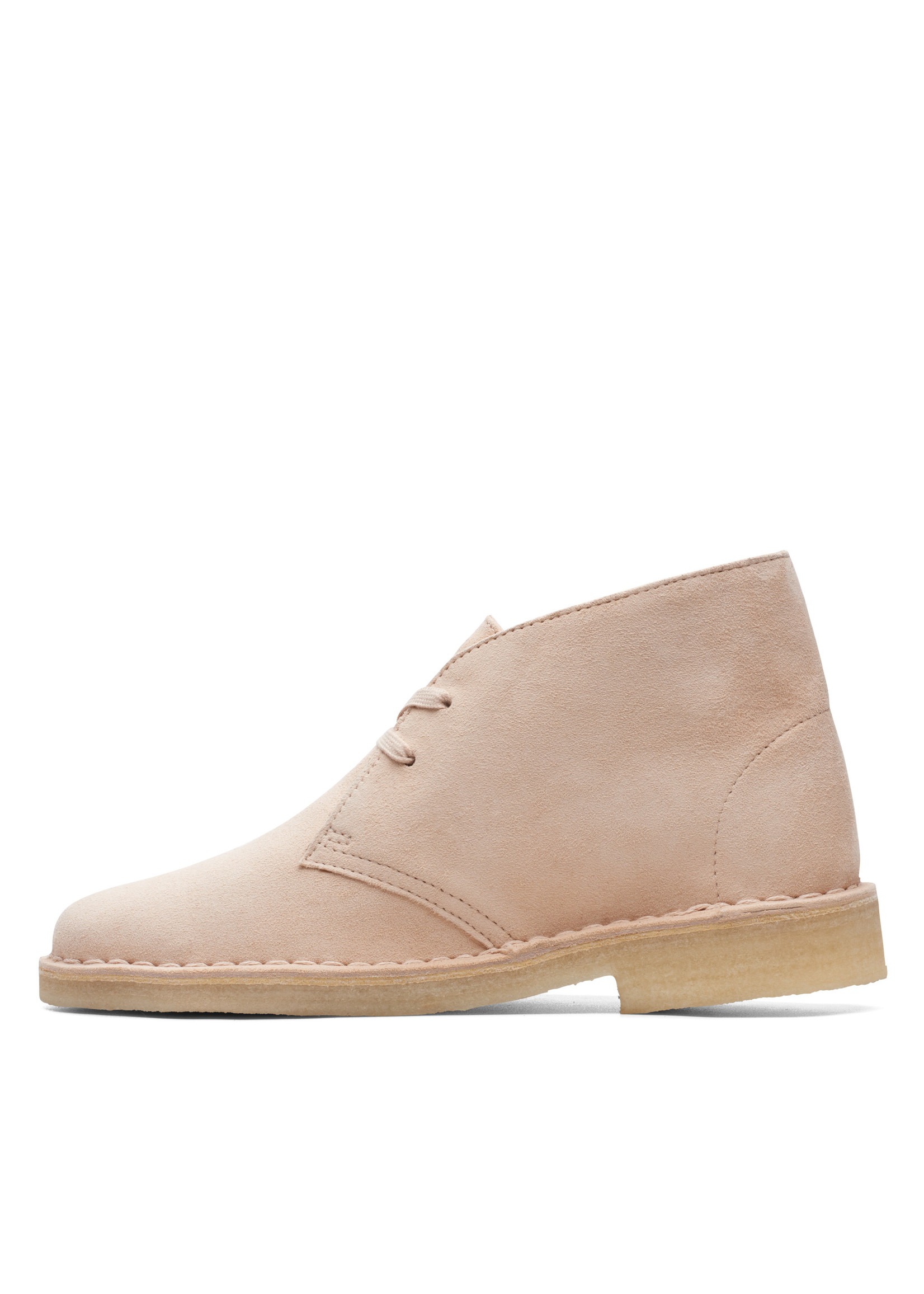 Clarks Womens  Desert Boot. Natural Sued Beige | 26165814