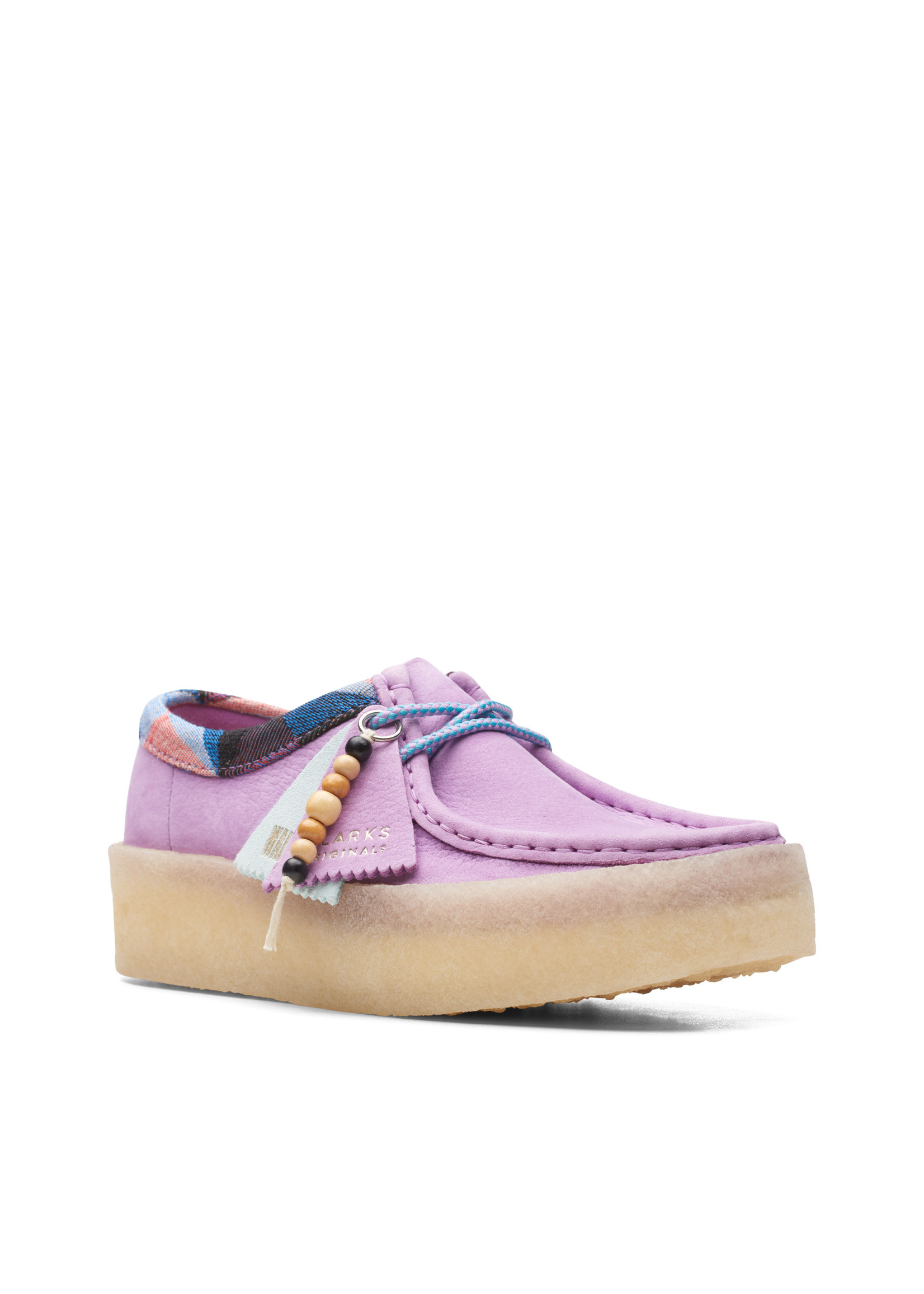 Clarks Womens Wallabee Cup Light Purple 26165819