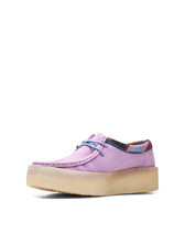 Purple sales wallabee shoes
