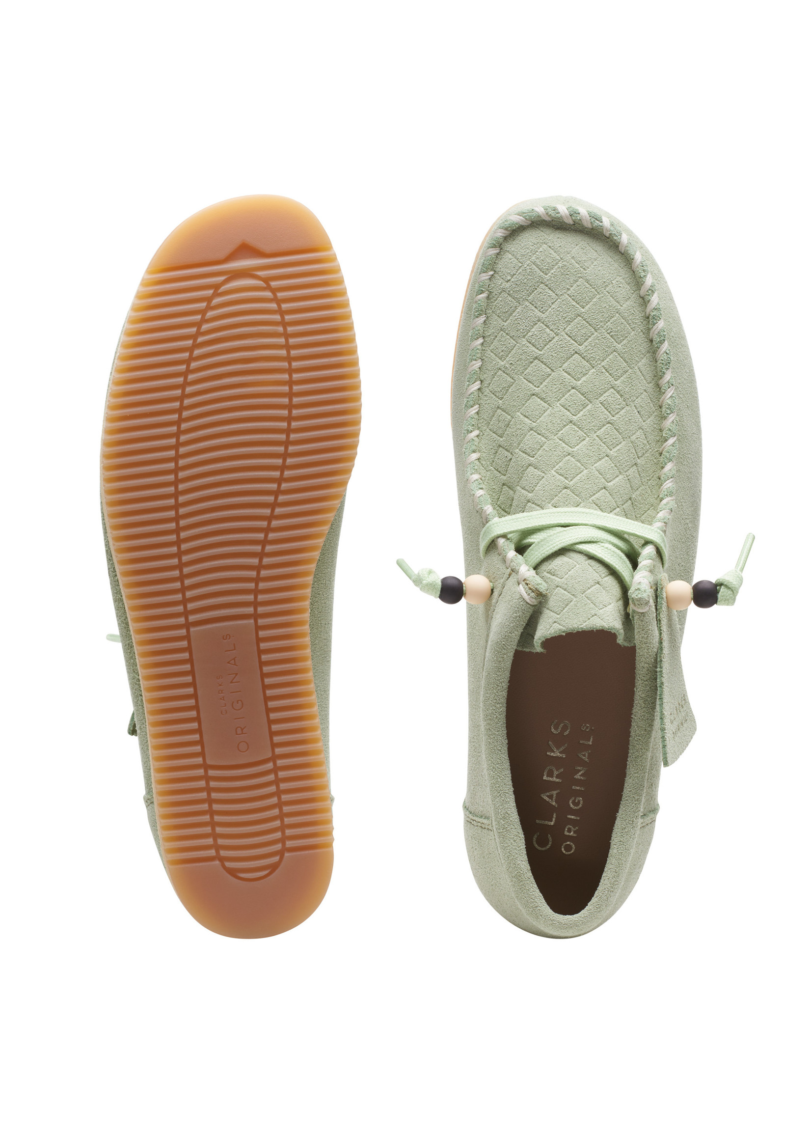 Clarks Womens Wallacraft Lo Pale Green 26165848