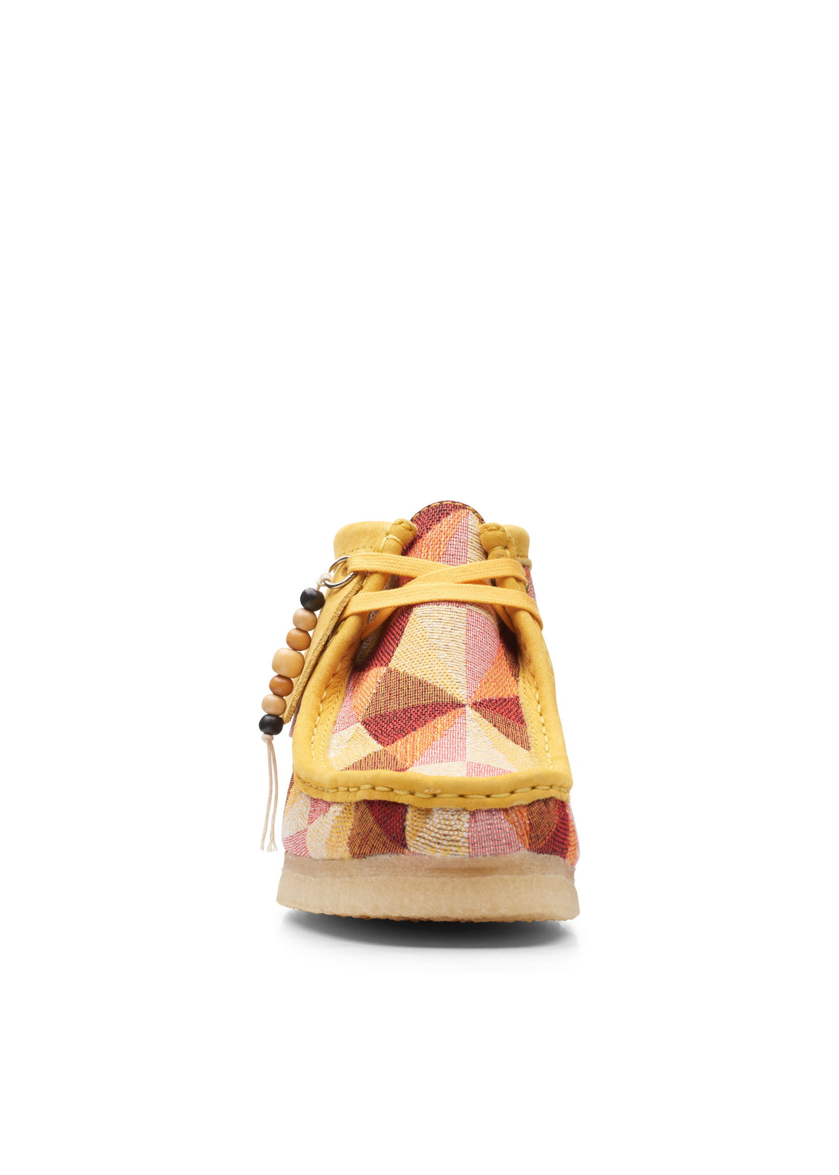 Clarks Womens Wallabee Boot. Yellow Combi 26166092