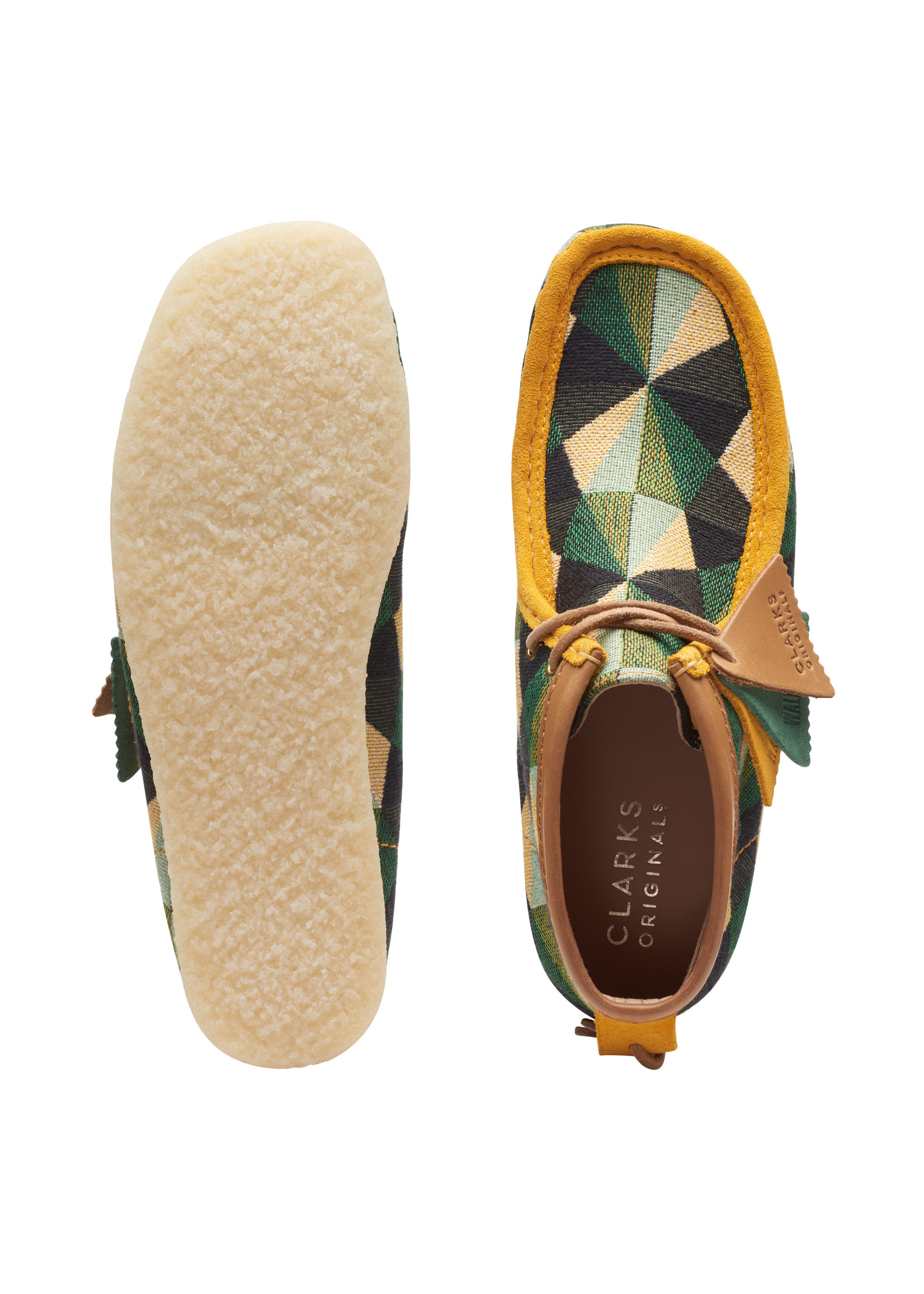 Clarks Men's Original Wallabee Boot Multicolour Green 26165732