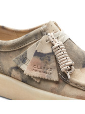 靴 CLARKS ORIGINALS WALLABEE Off WHITE CAMO Clarks Originals Wallabee 
