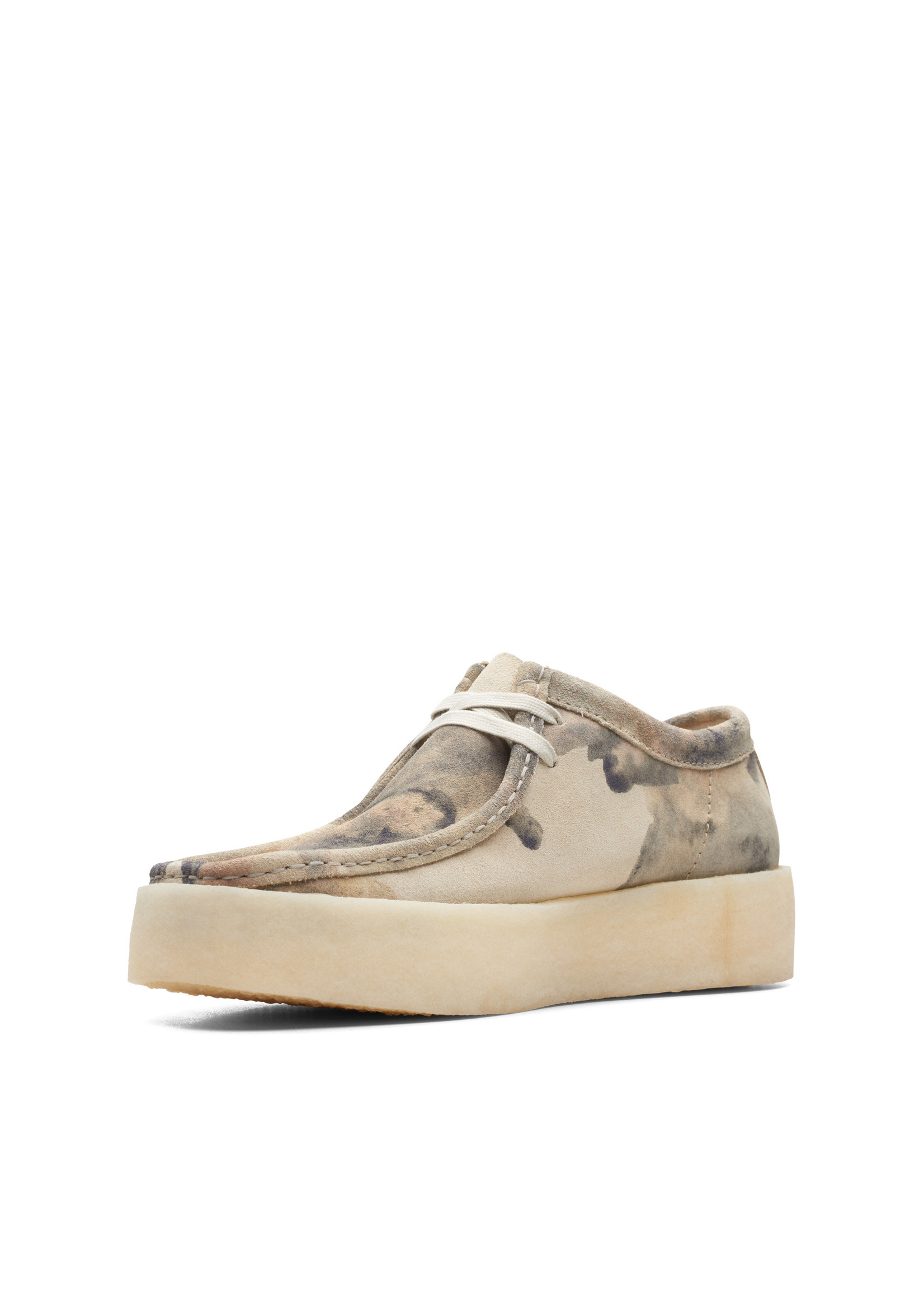 Clarks Men's Originals Wallabee Cup Off White Camo | 26166081