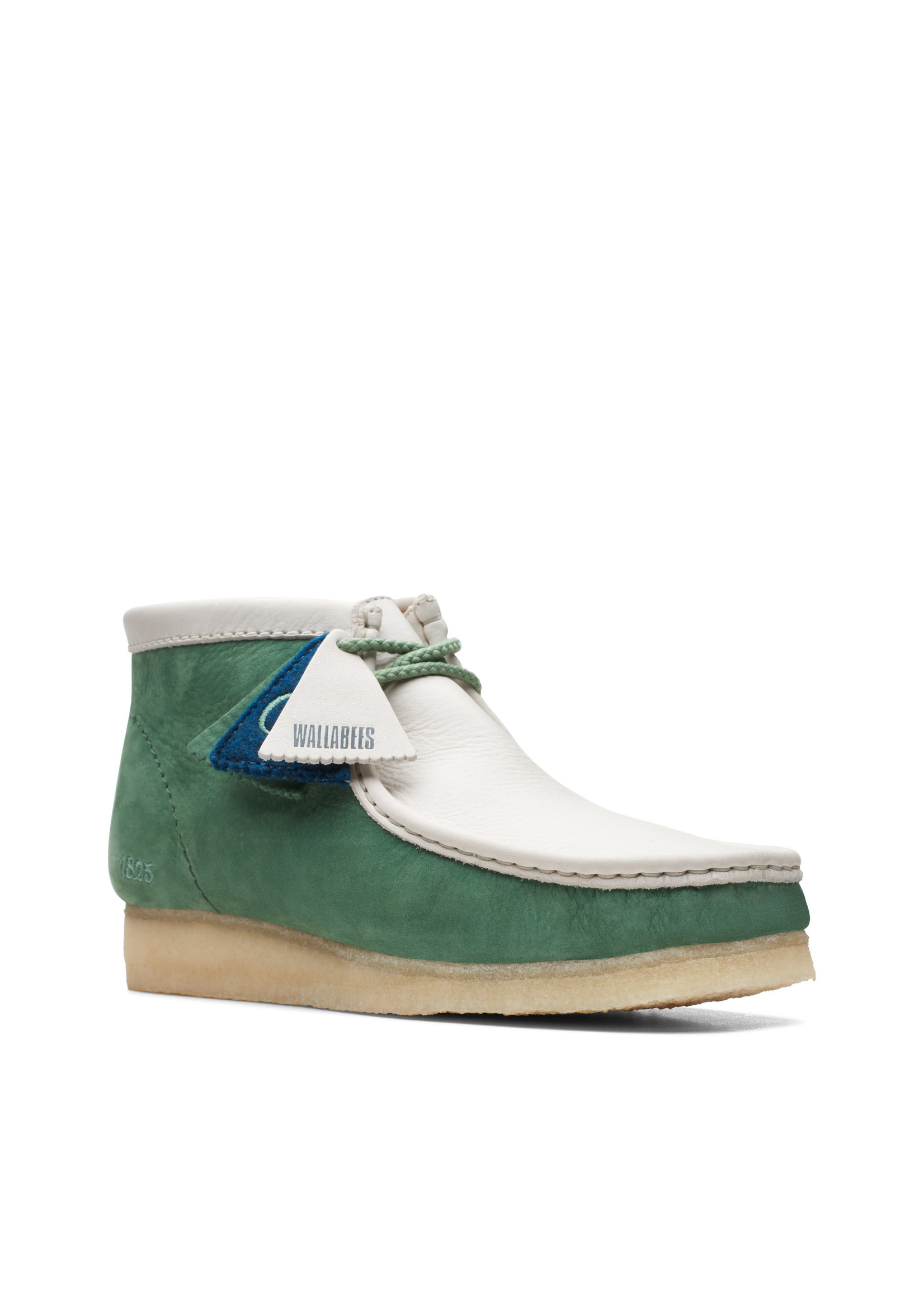 Clarks Men's Originals   WallabeeBt VCY Green Nubuck | 26165078
