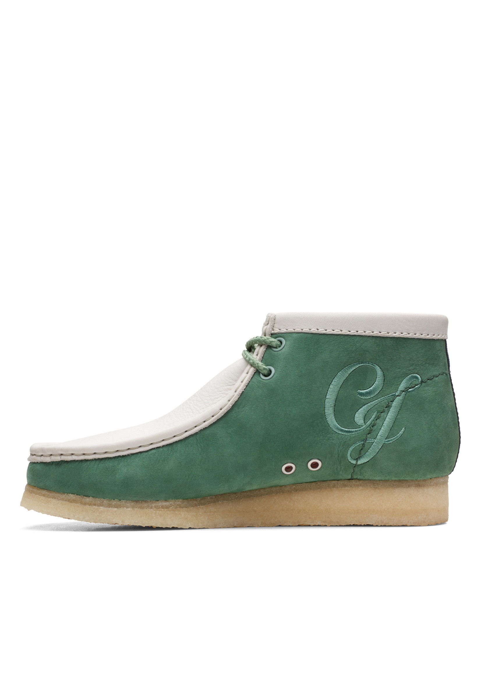 Clarks Men's Originals   WallabeeBt VCY Green Nubuck | 26165078
