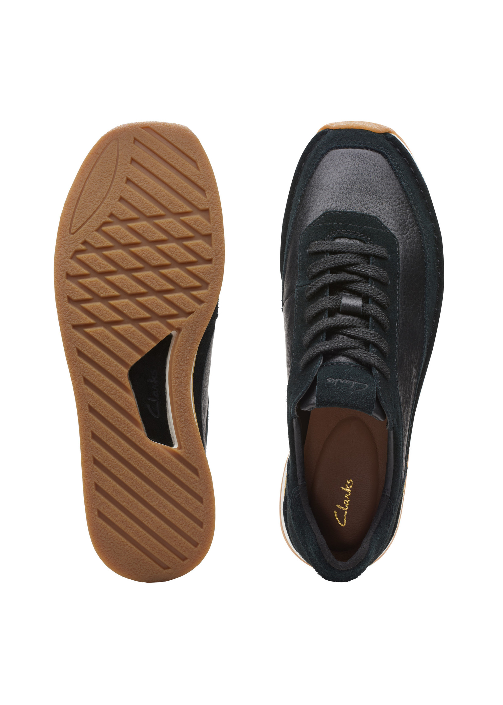 Clarks Men's CraftRun Lace Black Combi | 26161245