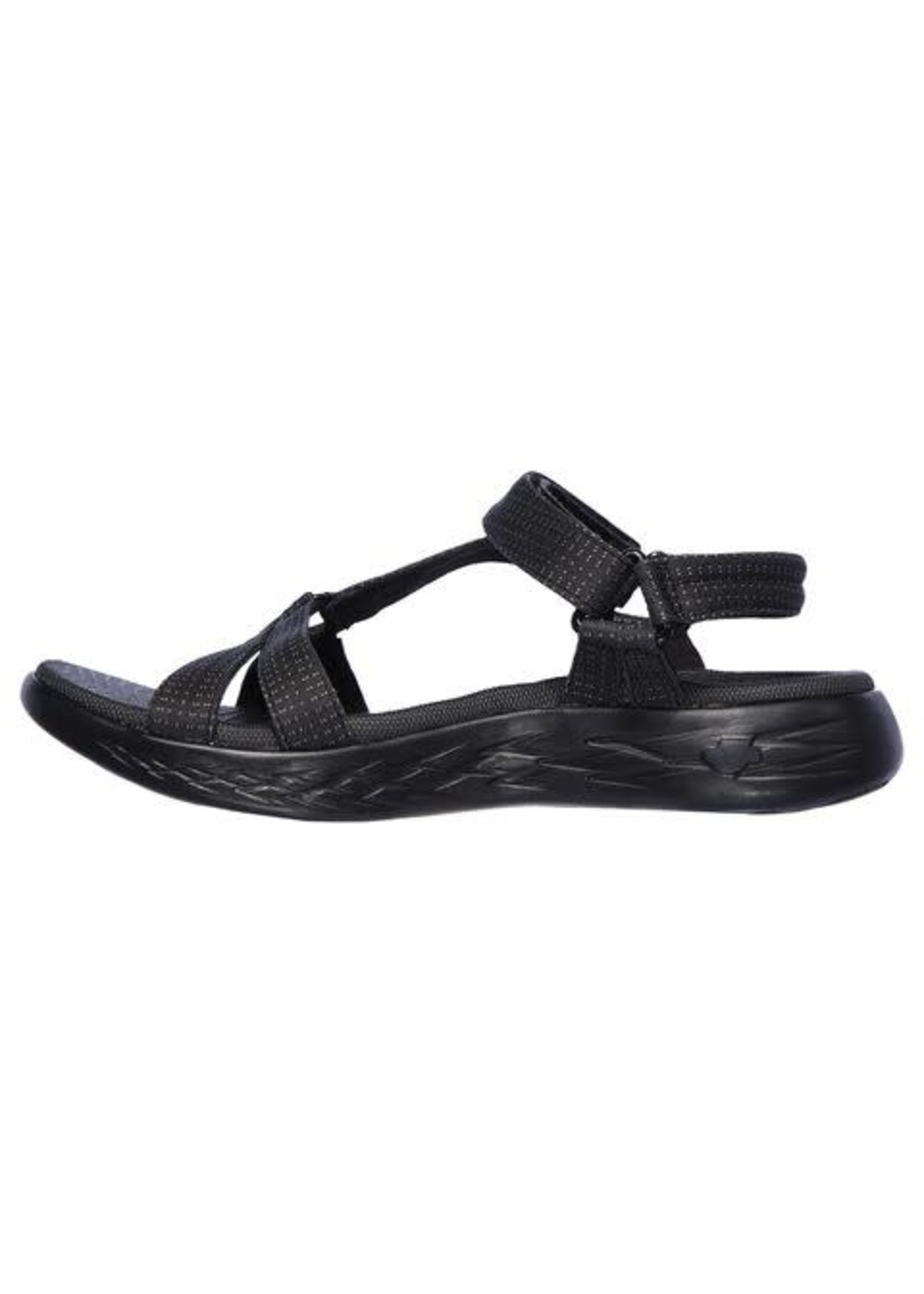 Skechers Women's On the Go 600 Sandal -Brilliancy Black - SHOE PLUS ...