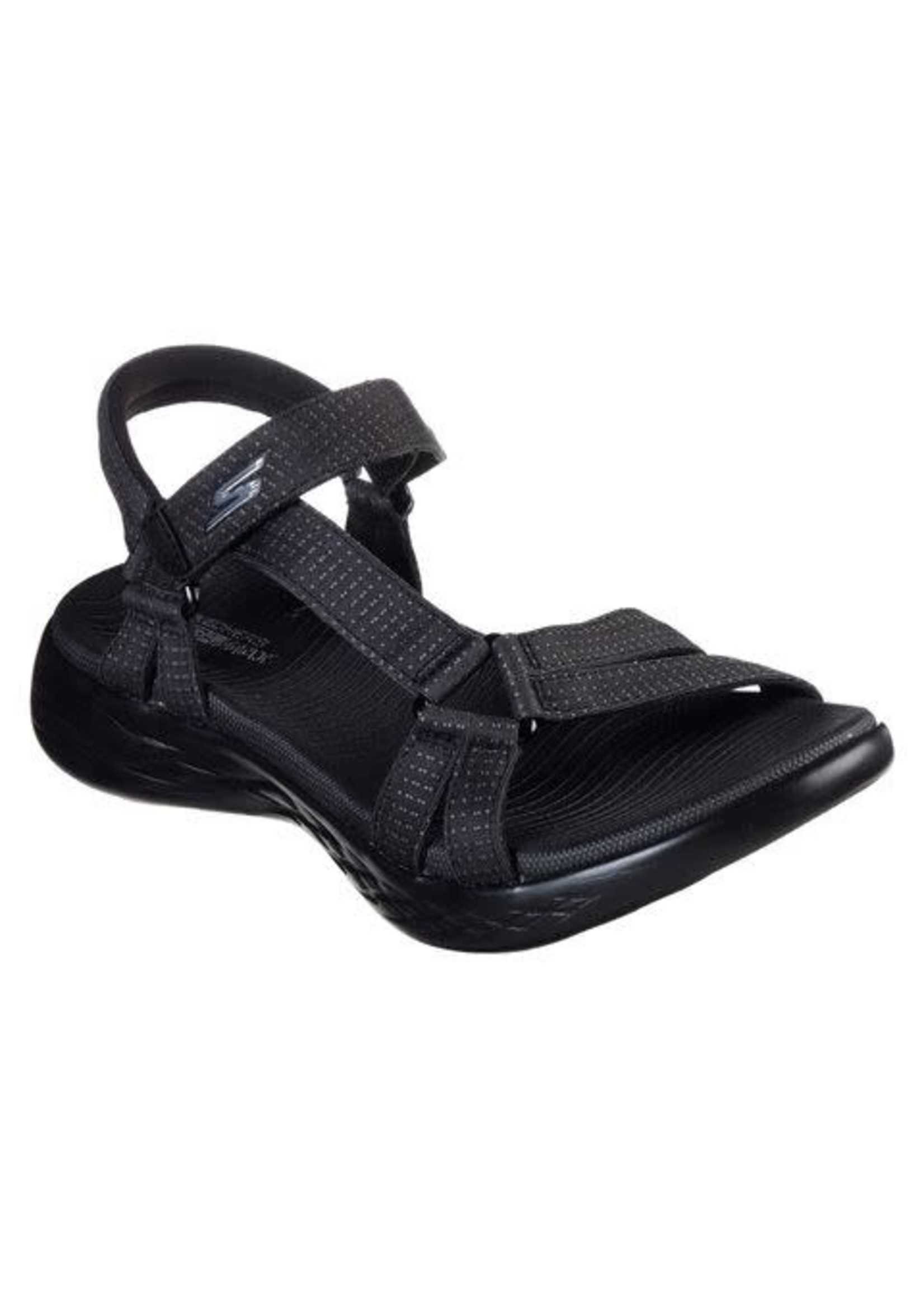 Skechers Women's On the Go 600 Sandal -Brilliancy Black - SHOE