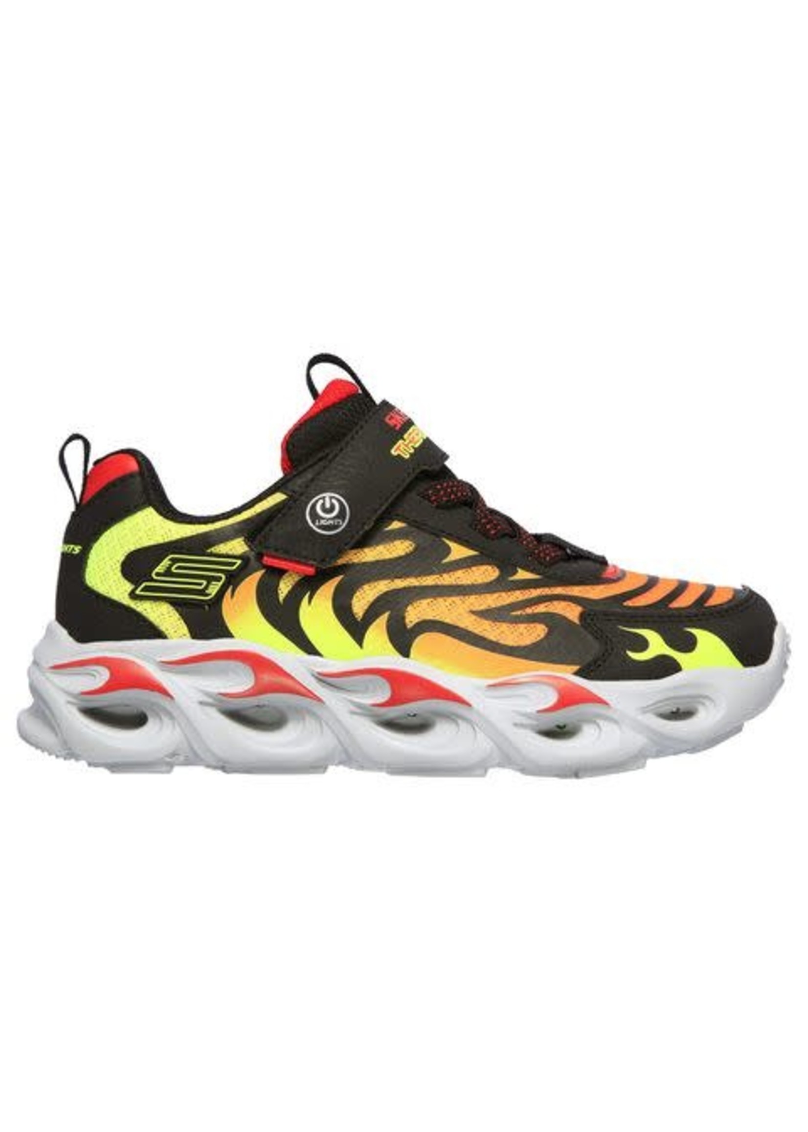 Skechers Boys S Lights Thermo Flash 400106L Black Red