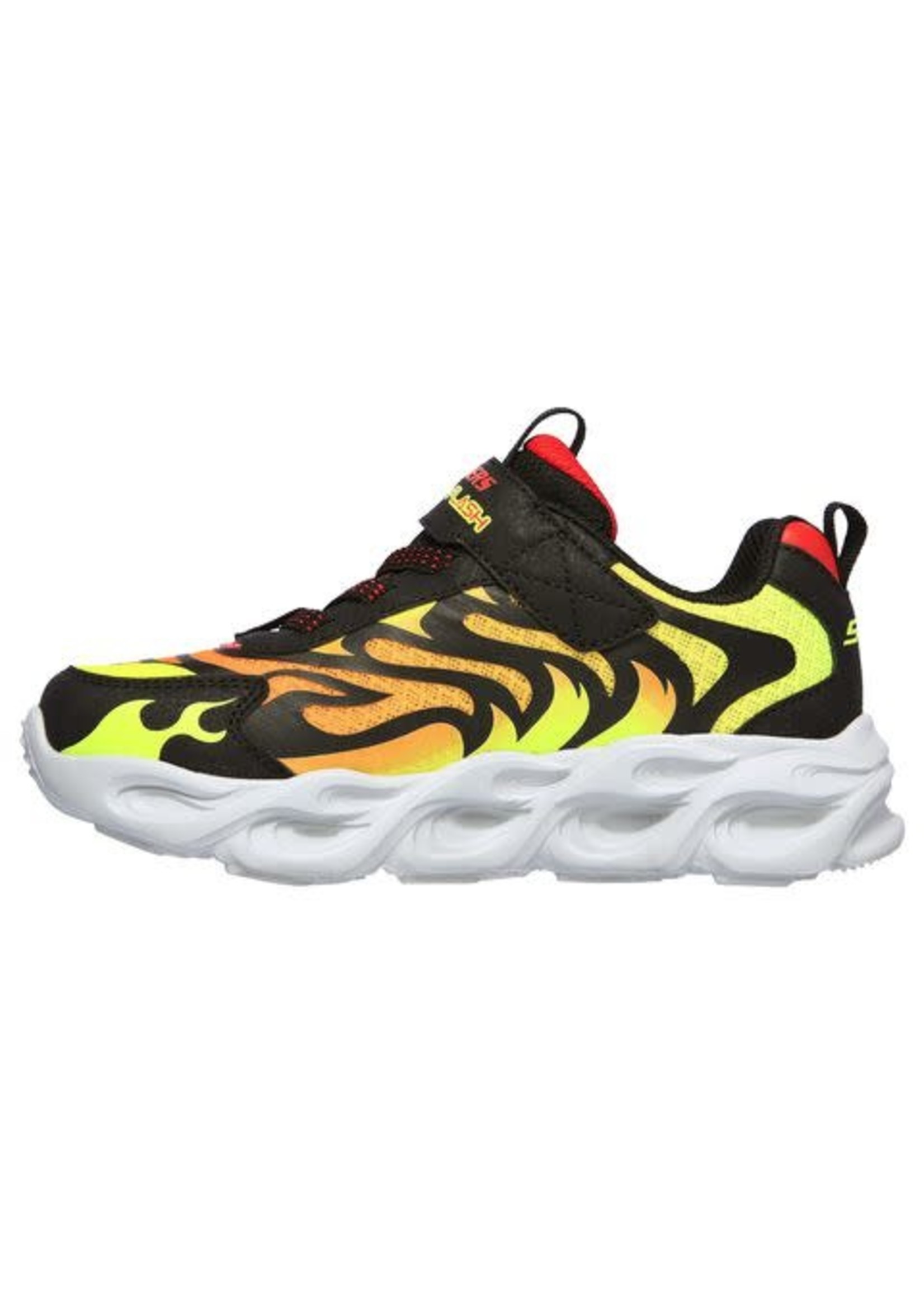 Skechers Boys S Lights Thermo Flash 400106L Black Red