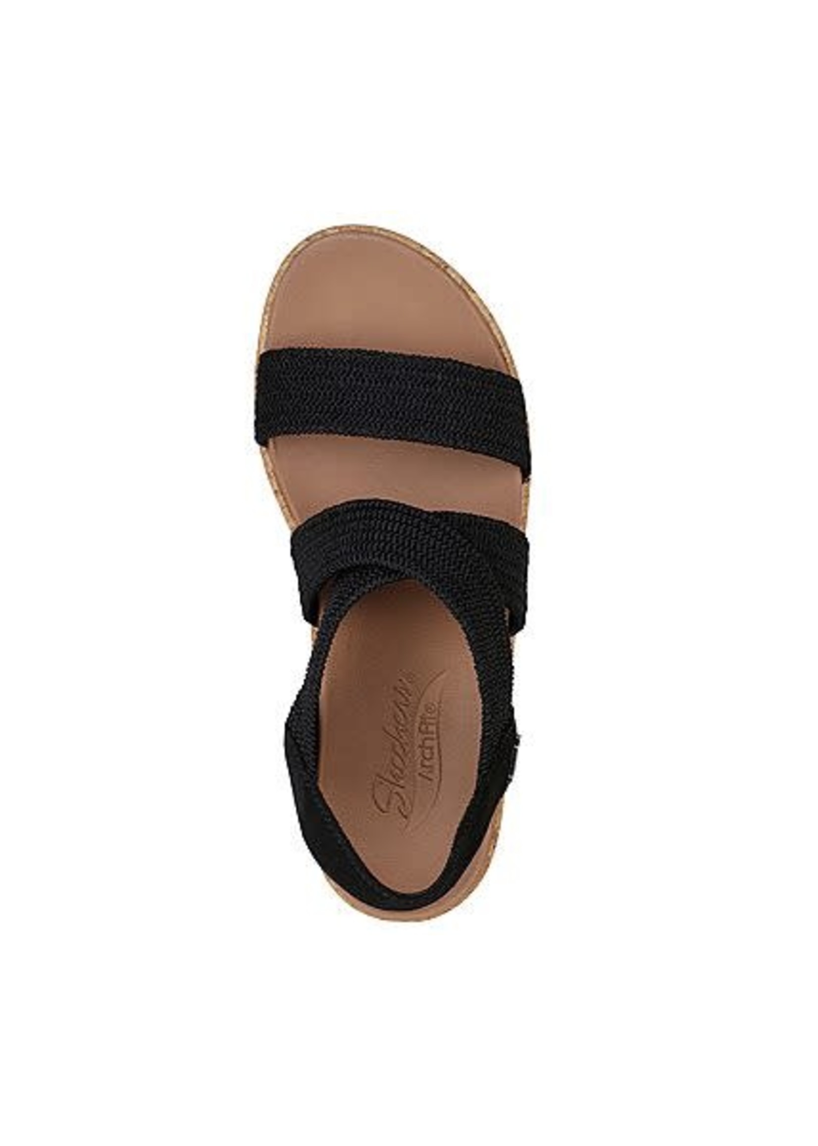 Skechers Womens Arch Fit Beverlee Love Stays Sandals 119260 Black