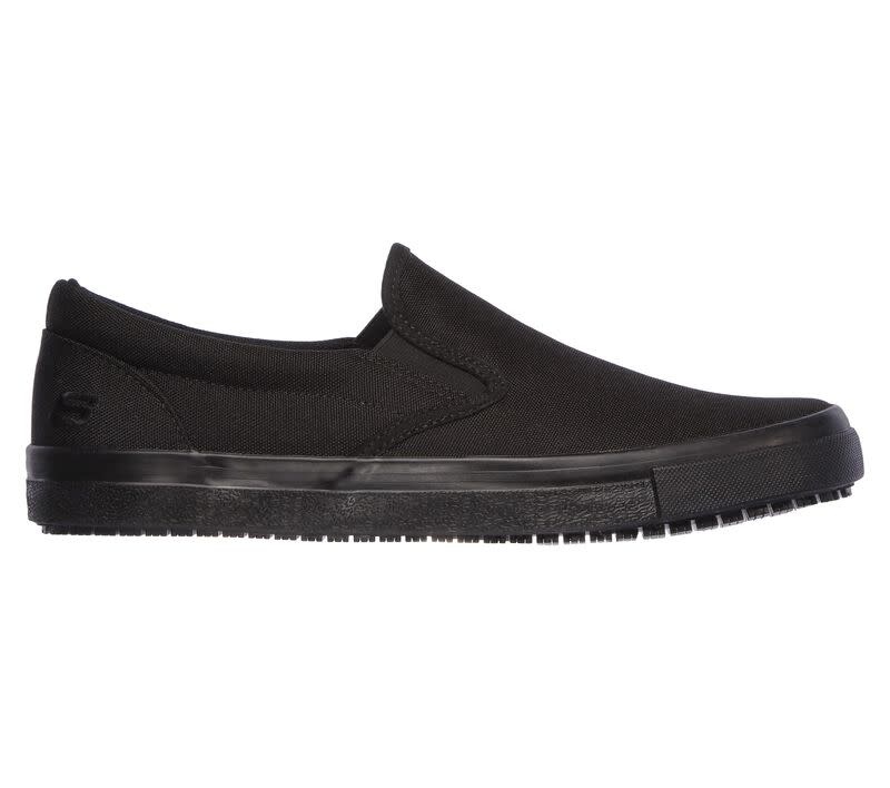 Skechers Mens Work Relaxed Fit Sudler Dedham Slip Resistant 77500 BLK
