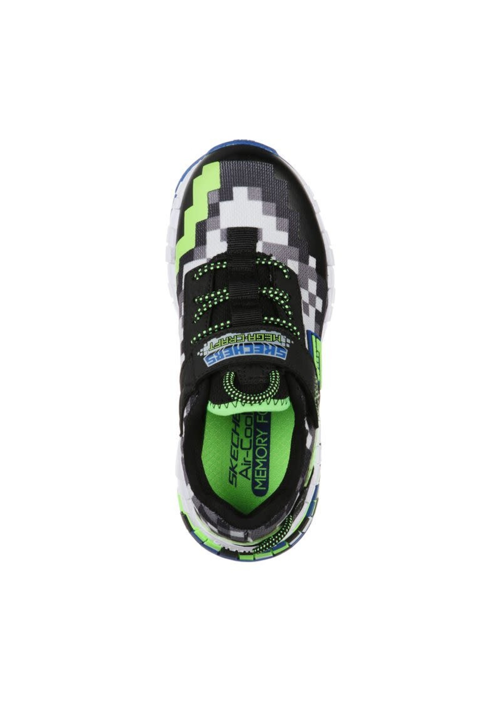 Skechers Boys Mega-Craft 400000 Sneaker Black/Blue/Lime