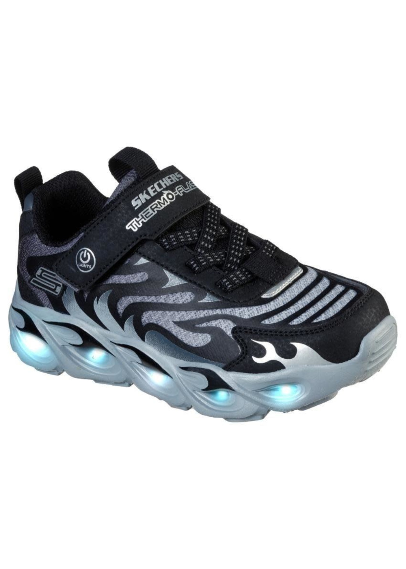 Skechers Boys S Lights Thermo Flash 400106L Black/Charcoal
