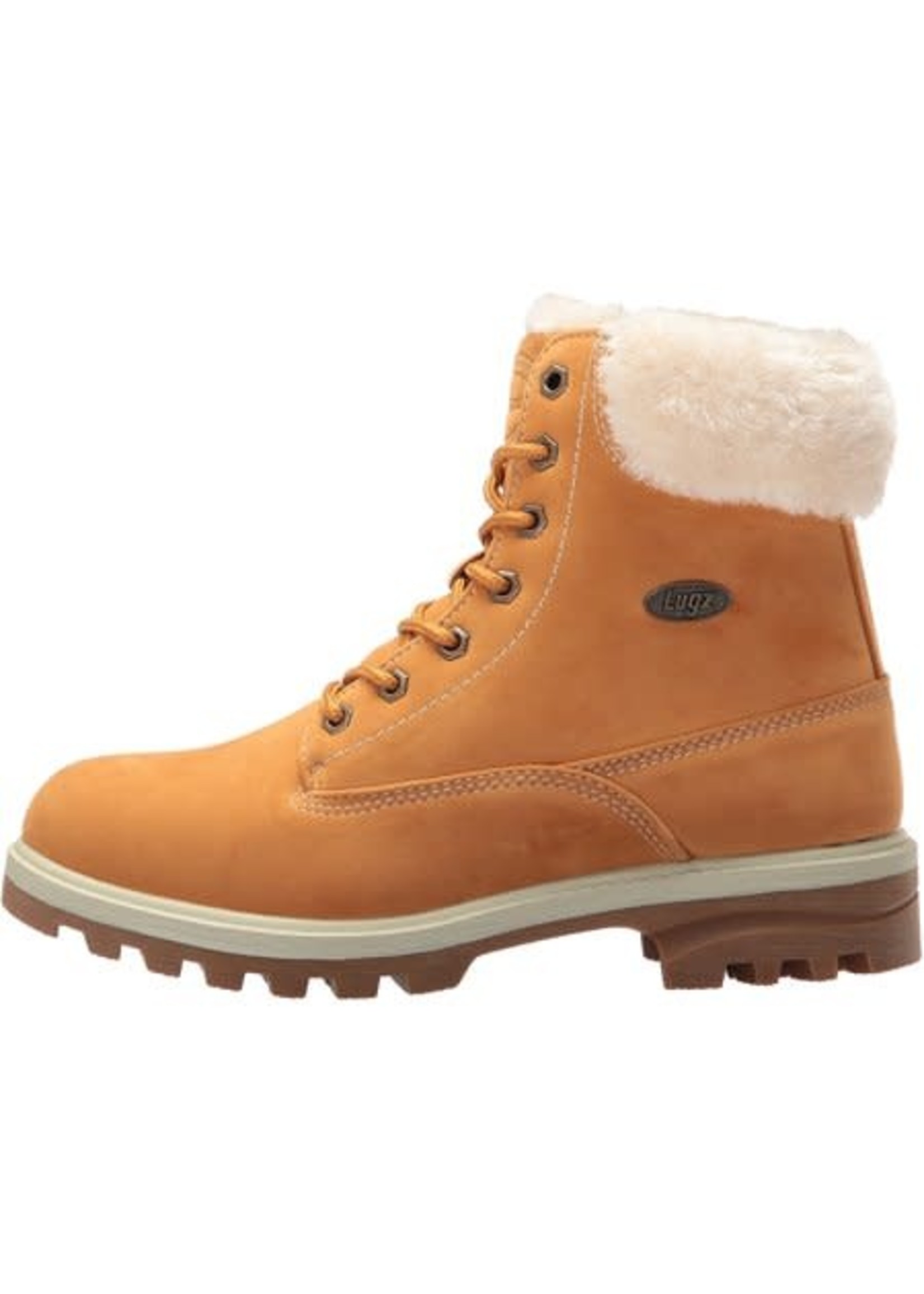 LUGZ Women's Empire Hi Fur Lace Up Winter Boot WEMPHFK-7431 Golden Wheat/Cream/Gum