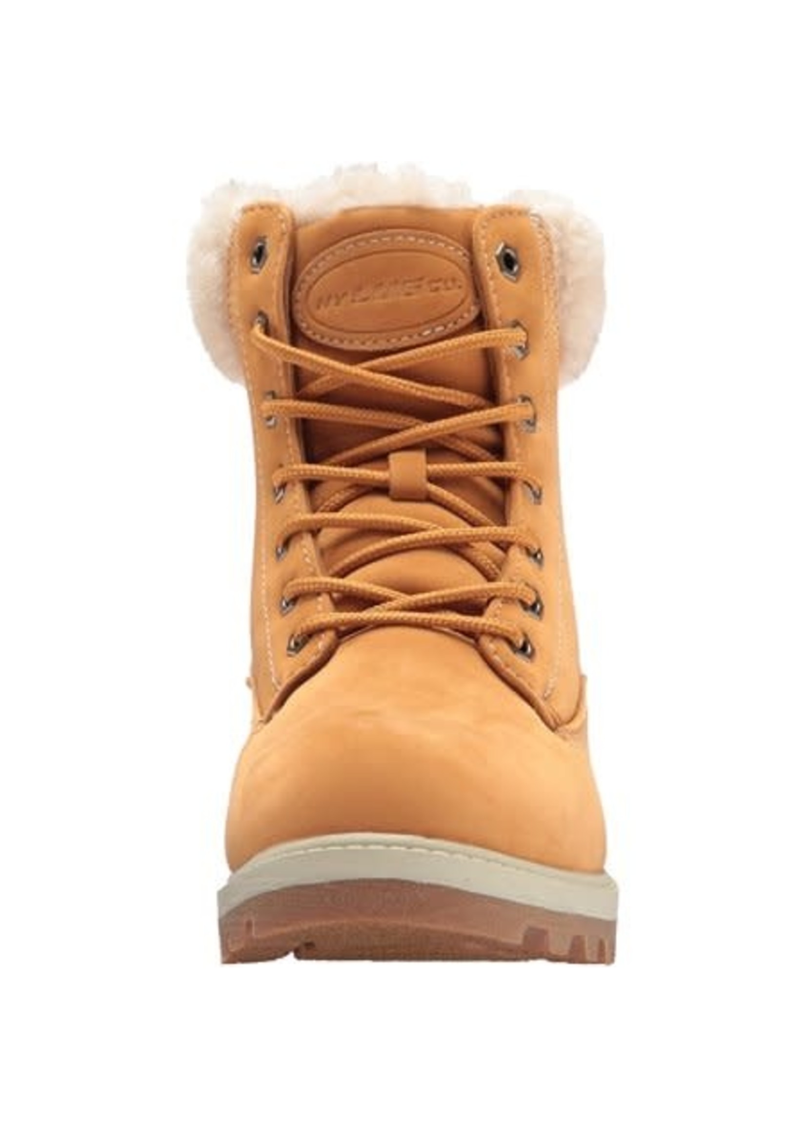 LUGZ Women's Empire Hi Fur Lace Up Winter Boot WEMPHFK-7431 Golden Wheat/Cream/Gum