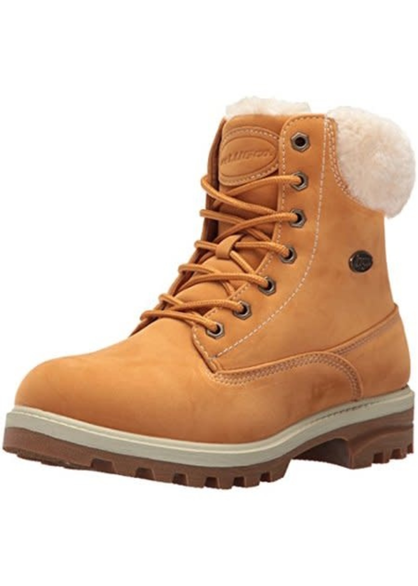 LUGZ Women's Empire Hi Fur Lace Up Winter Boot WEMPHFK-7431 Golden Wheat/Cream/Gum