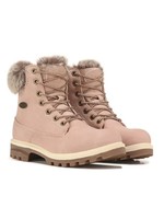LUGZ Women's Empire Hi Fur Lace Up Winter Boot WEMPHFE-682 Soft Pink/Bone/Gum