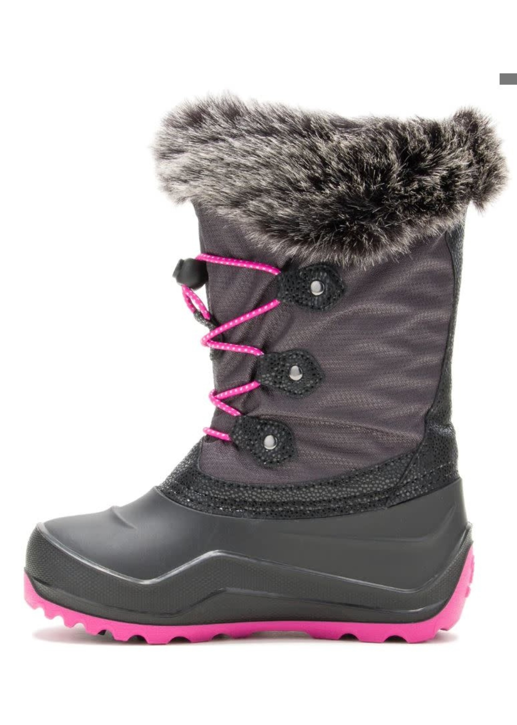 the Kamik Store Insulated Girl's Powdery 3 (Toddler/Little Kid/Big Kid), Charcoal