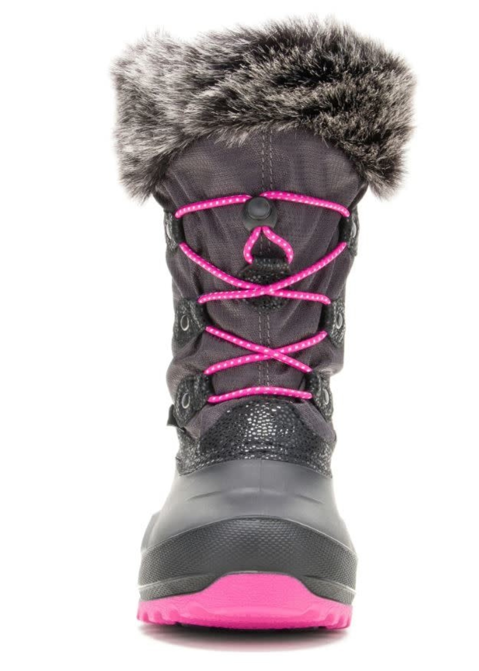 the Kamik Store Insulated Girl's Powdery 3 (Toddler/Little Kid/Big Kid), Charcoal