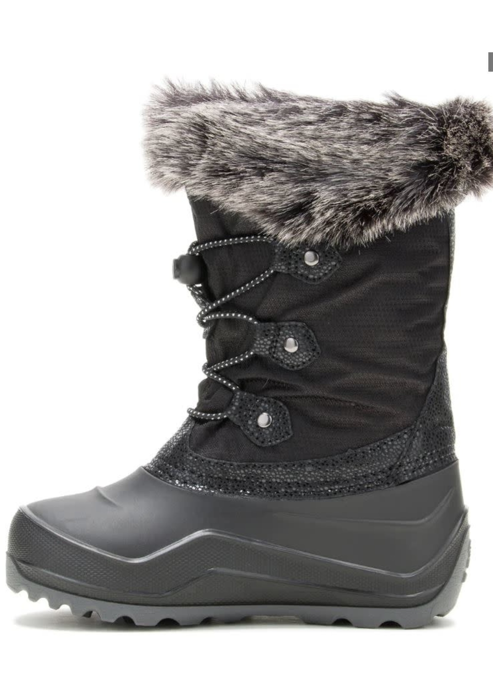 the Kamik Store Insulated Girl's Powdery 3 (Toddler/Little Kid/Big Kid),Black