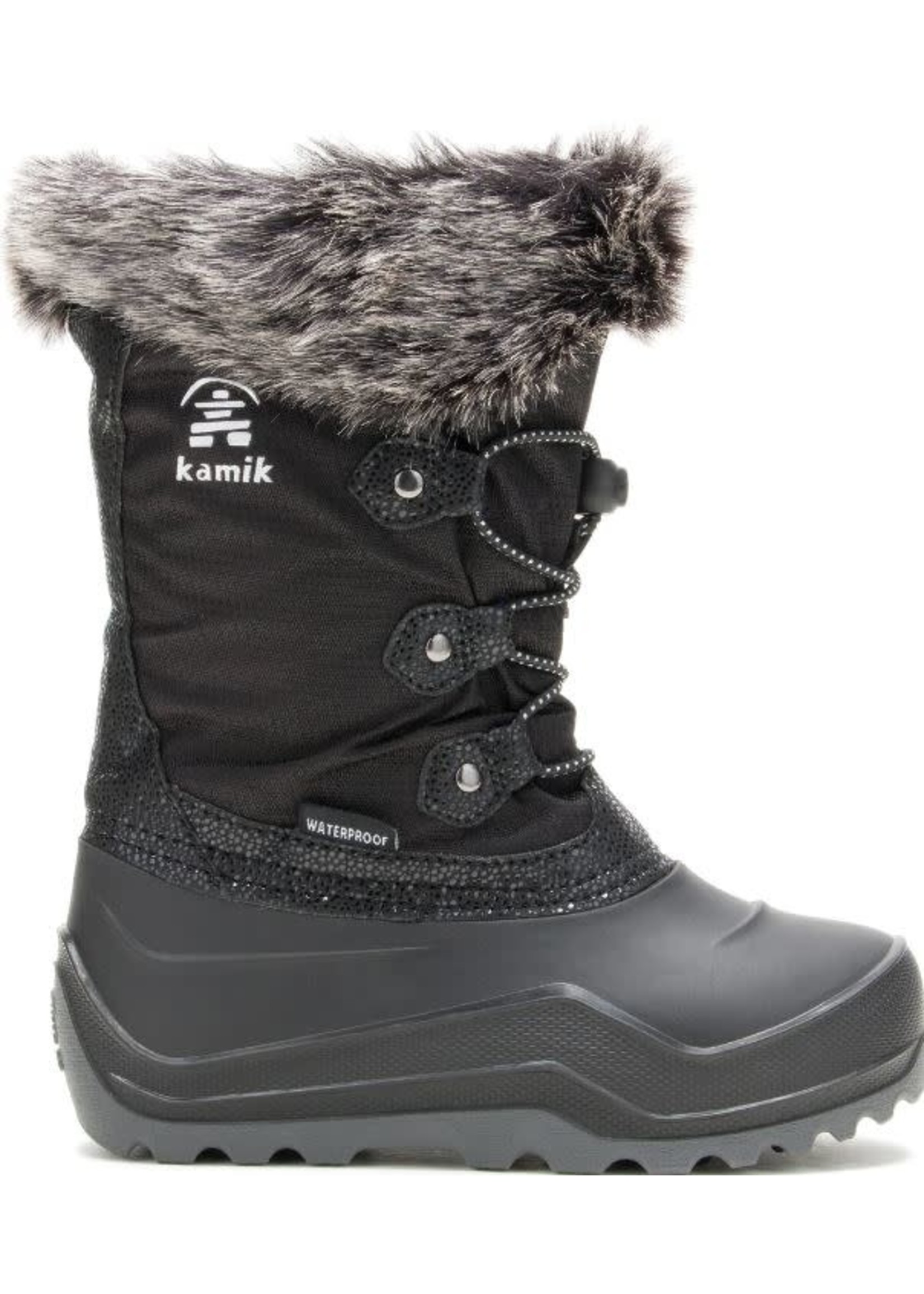 the Kamik Store Insulated Girl's Powdery 3 (Toddler/Little Kid/Big Kid),Black