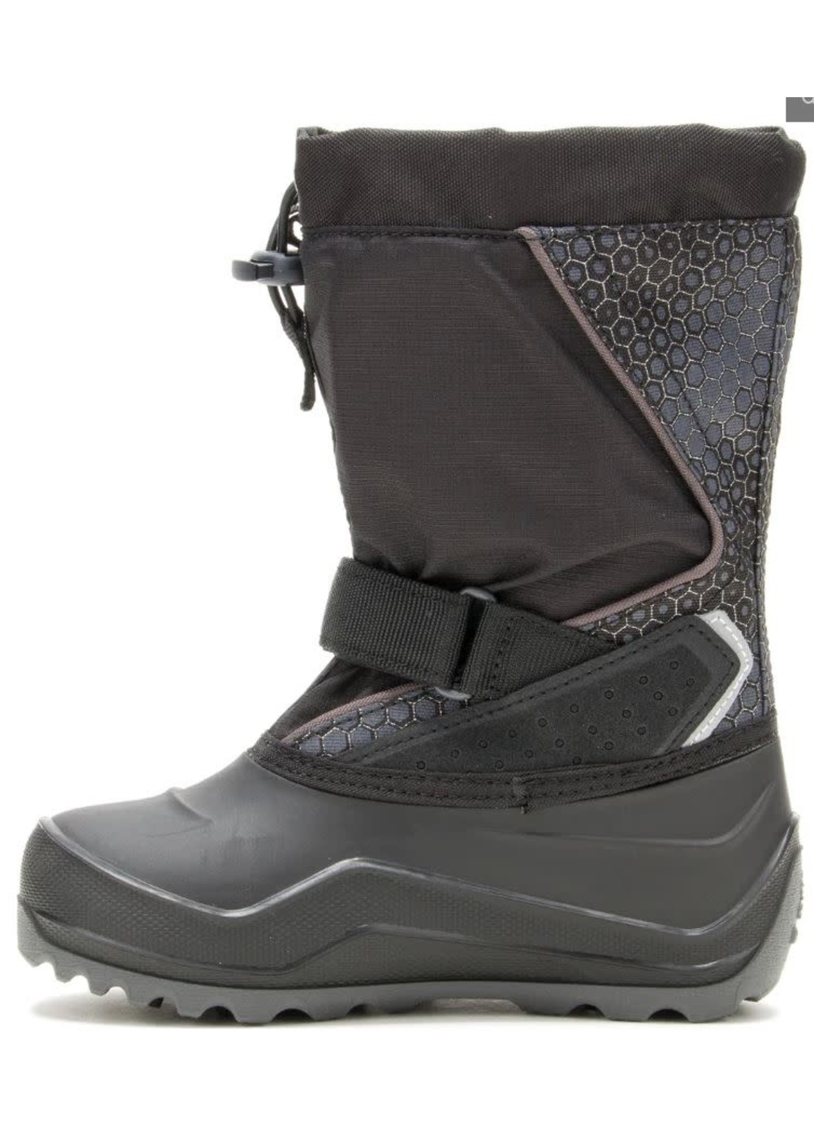 the Kamik Store WaterProof Insulated  Winter Boot Snowfall P 2 (Toddler/Little Kid/Big Kid)  Black/Charcoal