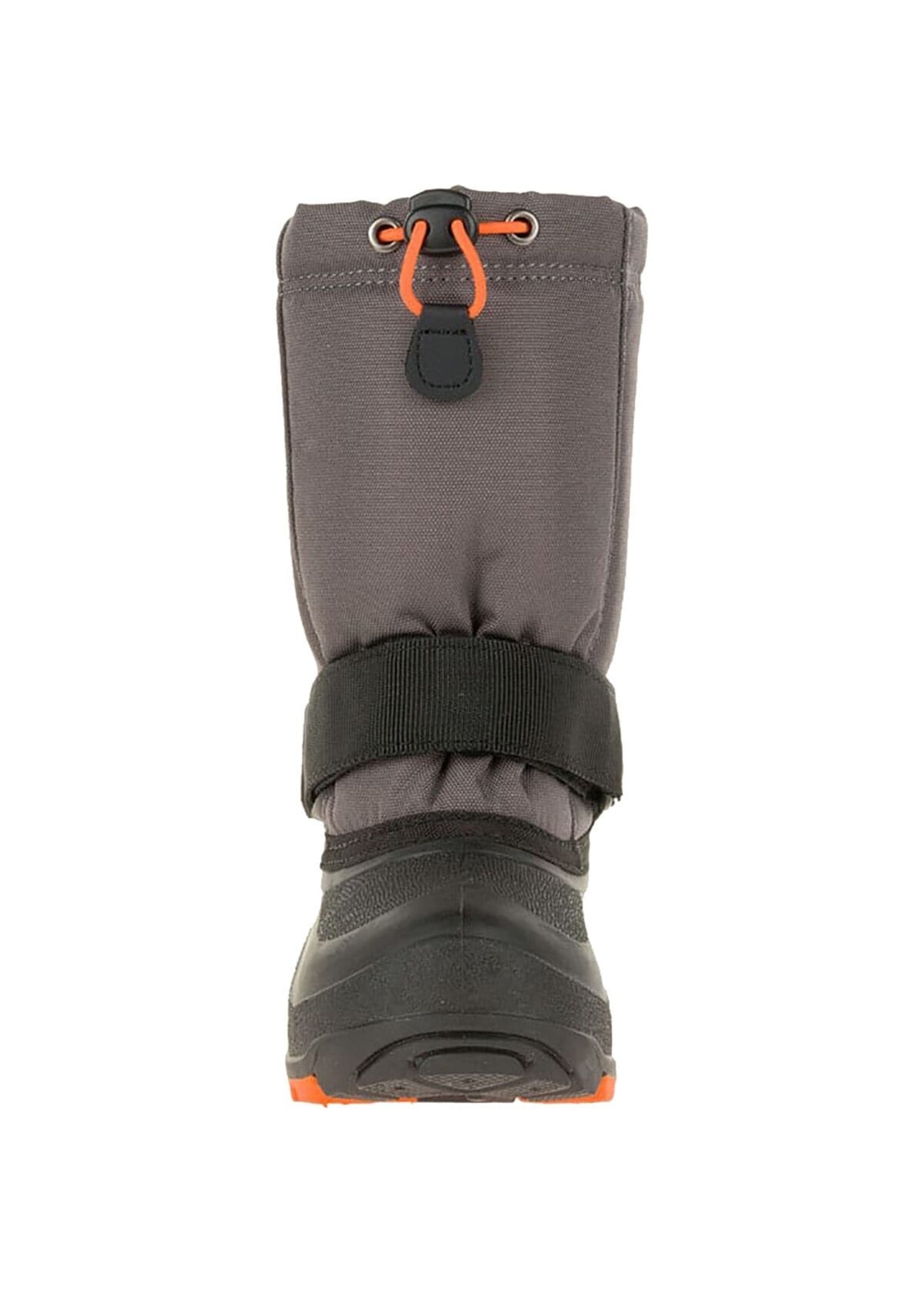 the Kamik Store Waterproof Insulated  Boys Winter Boot Rocket Cold Weather Boot (Toddler/Little Kid/Big Kid) Charcoal/Flame