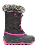 the Kamik Store Waterproof Insulated  Girls Winter Boot Snowgypsy 4 (Toddler/Little Kid/Big Kid) Black/Rose