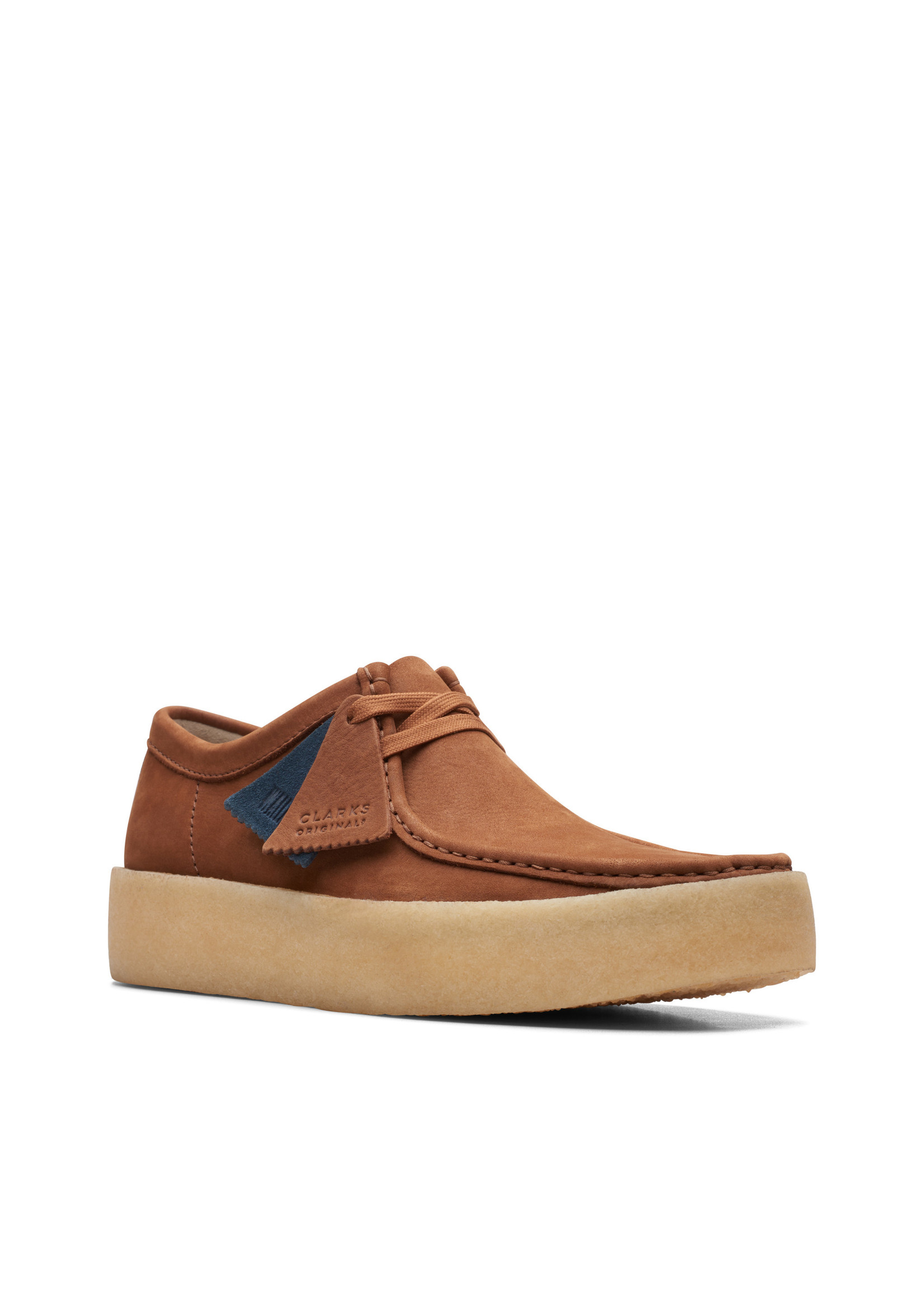 Clarks Mens Originals Icon Shoes Wallabee Cup Tan Brown Nubuck 26167989