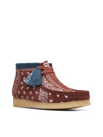 Clarks Mens Originals Icon  Wallabee Boot Brick (Dark Red)  Paisley 26168826