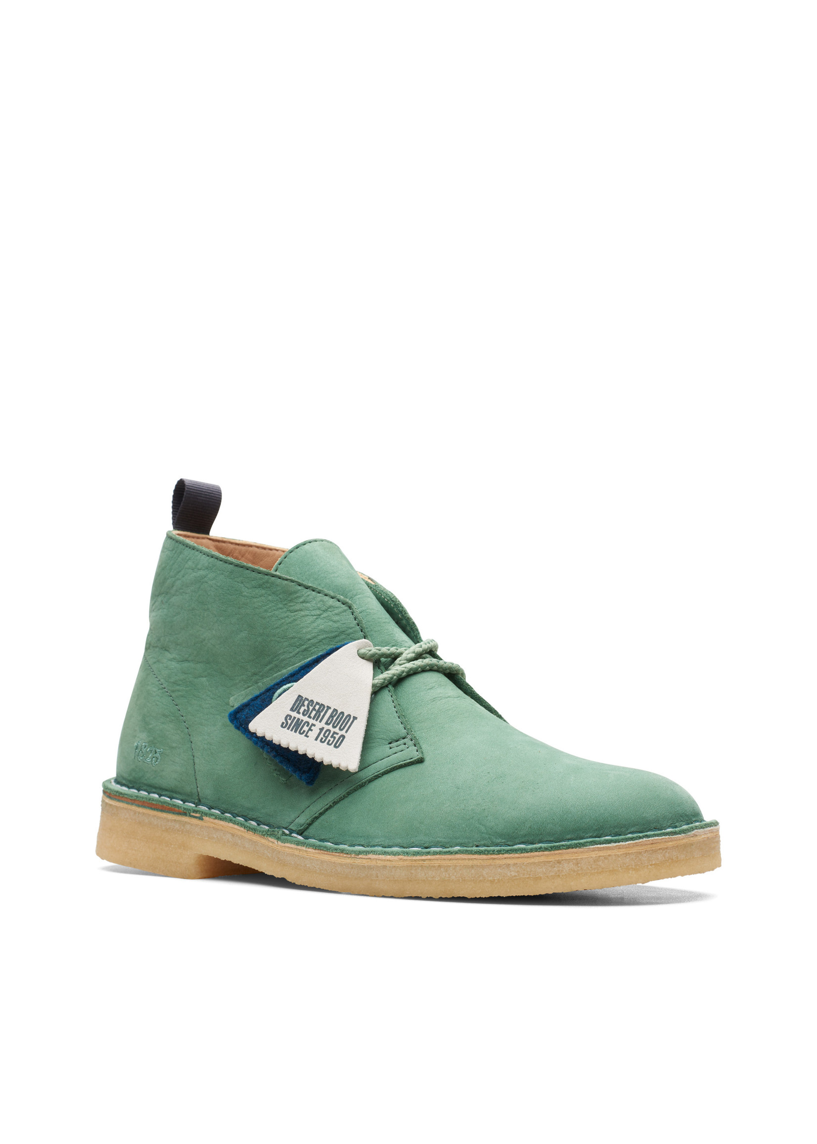 Clarks Mens Originals Icon  Desert Boot VCY Green Nubuck 26168535