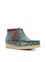 Clarks Womens Icon Wallabee Boot. Green Paisley 26168743