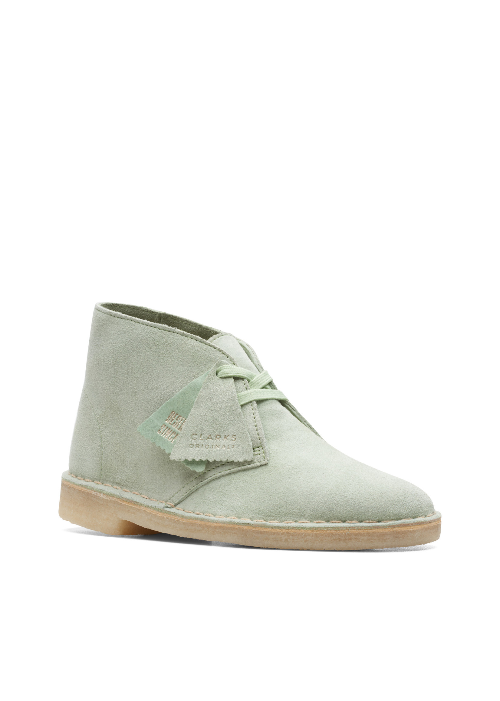 Clarks Womens Icon Desert Boot  Pale Green 26165559