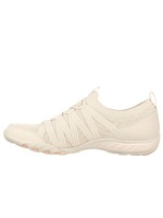 Skechers Womens Breathe Easy First Light Fashion Sneaker, Natural Beige